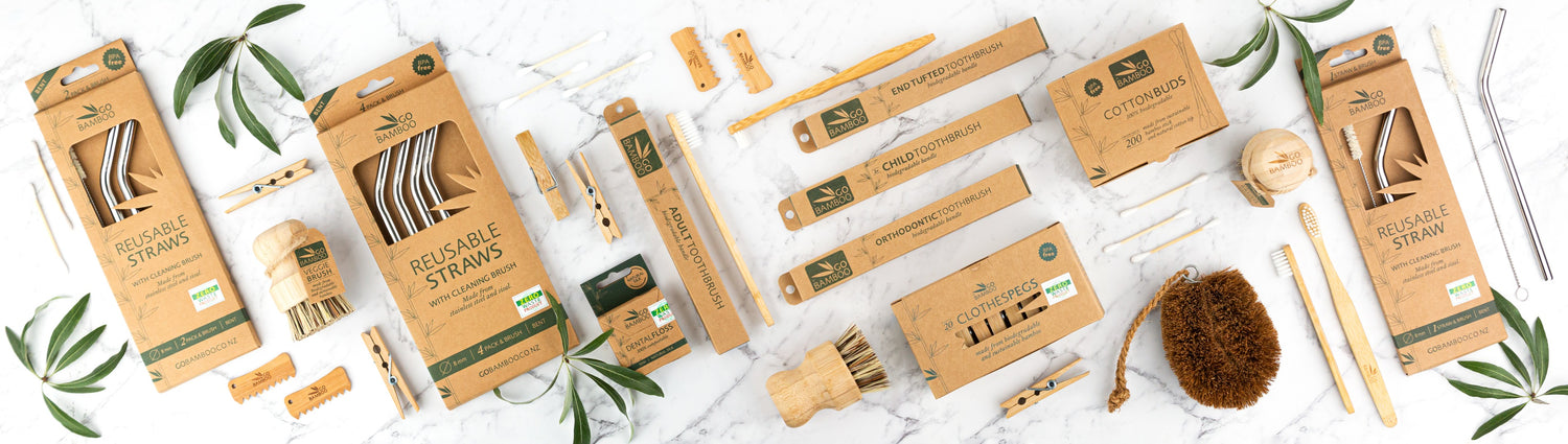 range of bamboo products