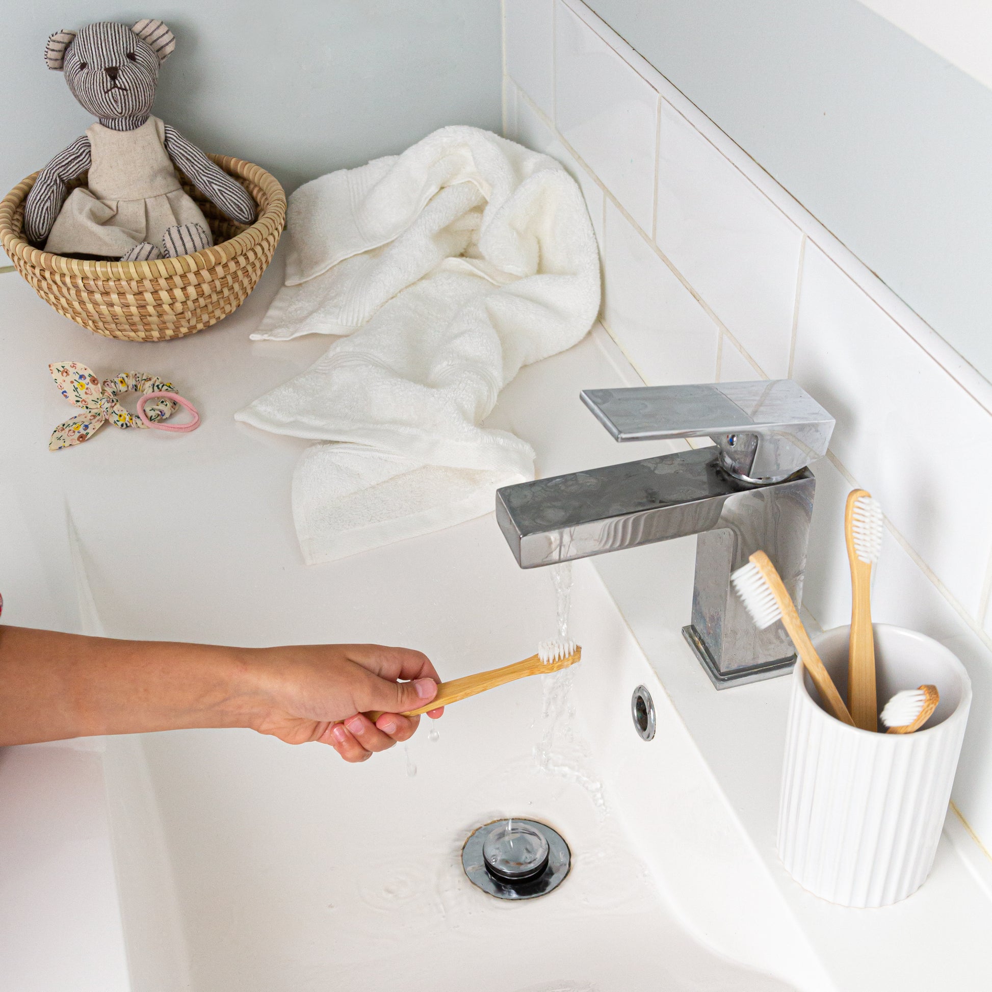 Best Wooden Toothbrush - Sacura Japanese Toothbrush - Go Bamboo