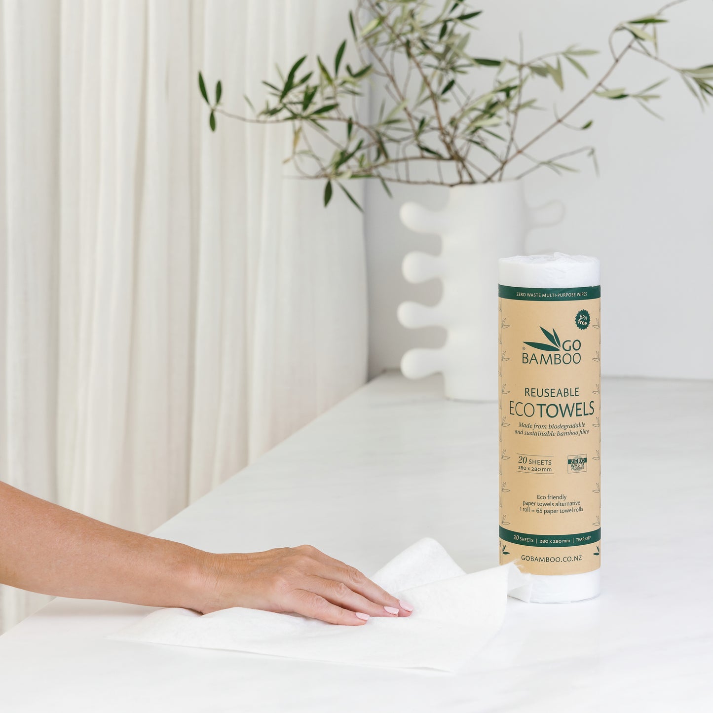 Reusable Paper Towels - Reusable Bamboo Paper Towels - Go Bamboo