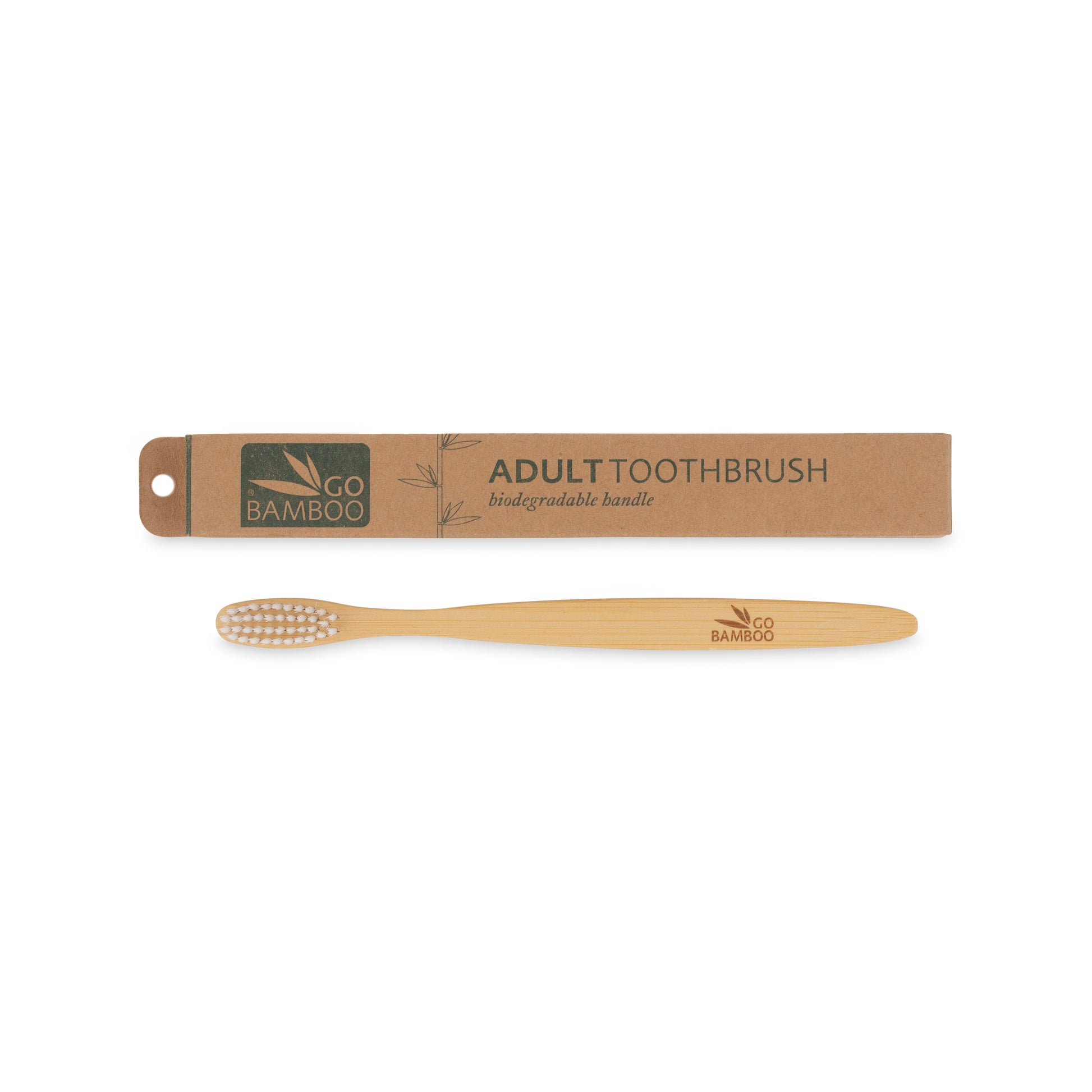Eco Friendly Toothbrush - Adult Toothbrush - Go Bamboo