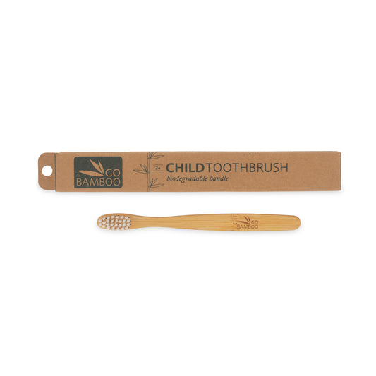 Baby Bamboo Toothbrush - Child Bamboo Toothbrush - Go Bamboo