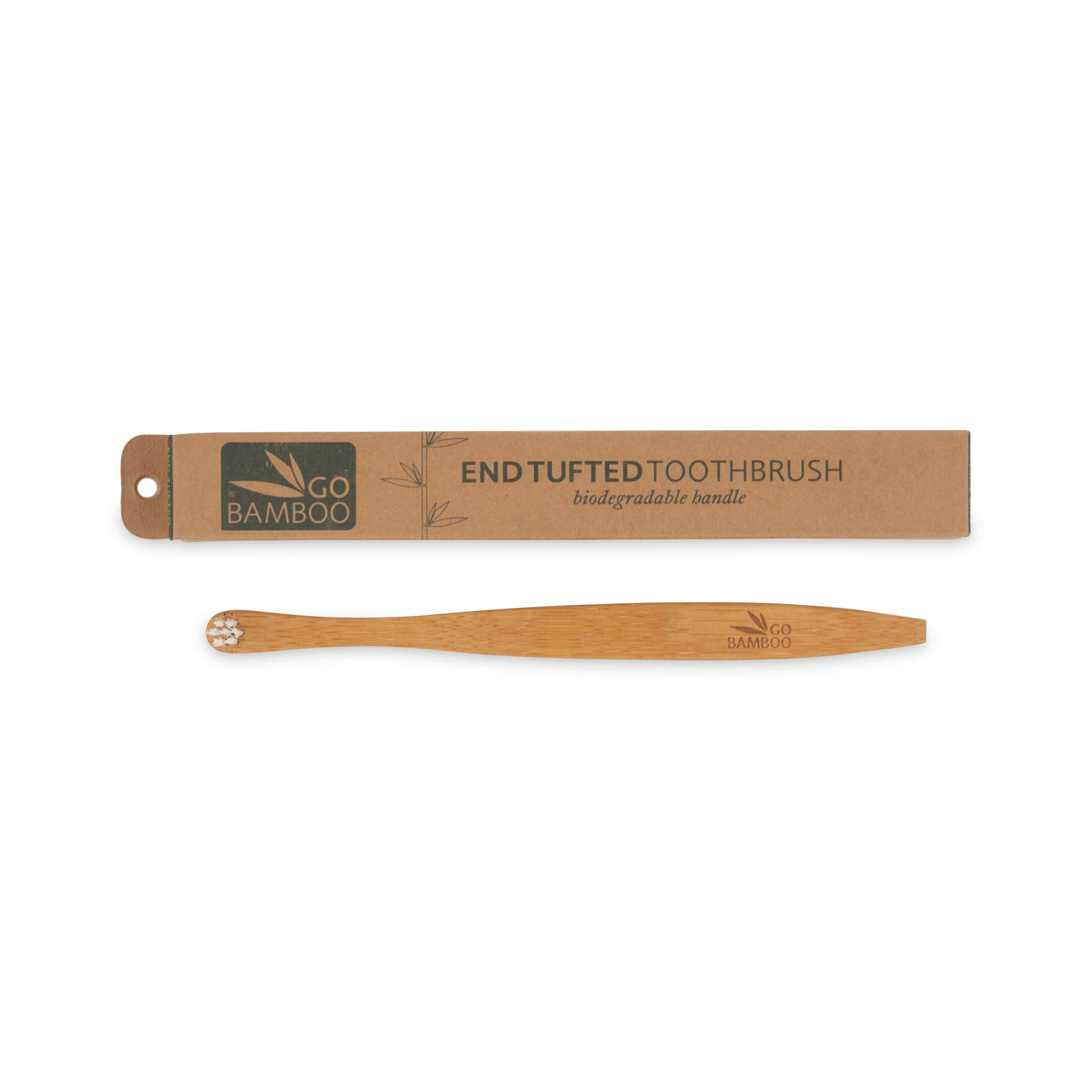 Bamboo End Tufted Toothbrush - End Tufted toothbrush - Go Bamboo